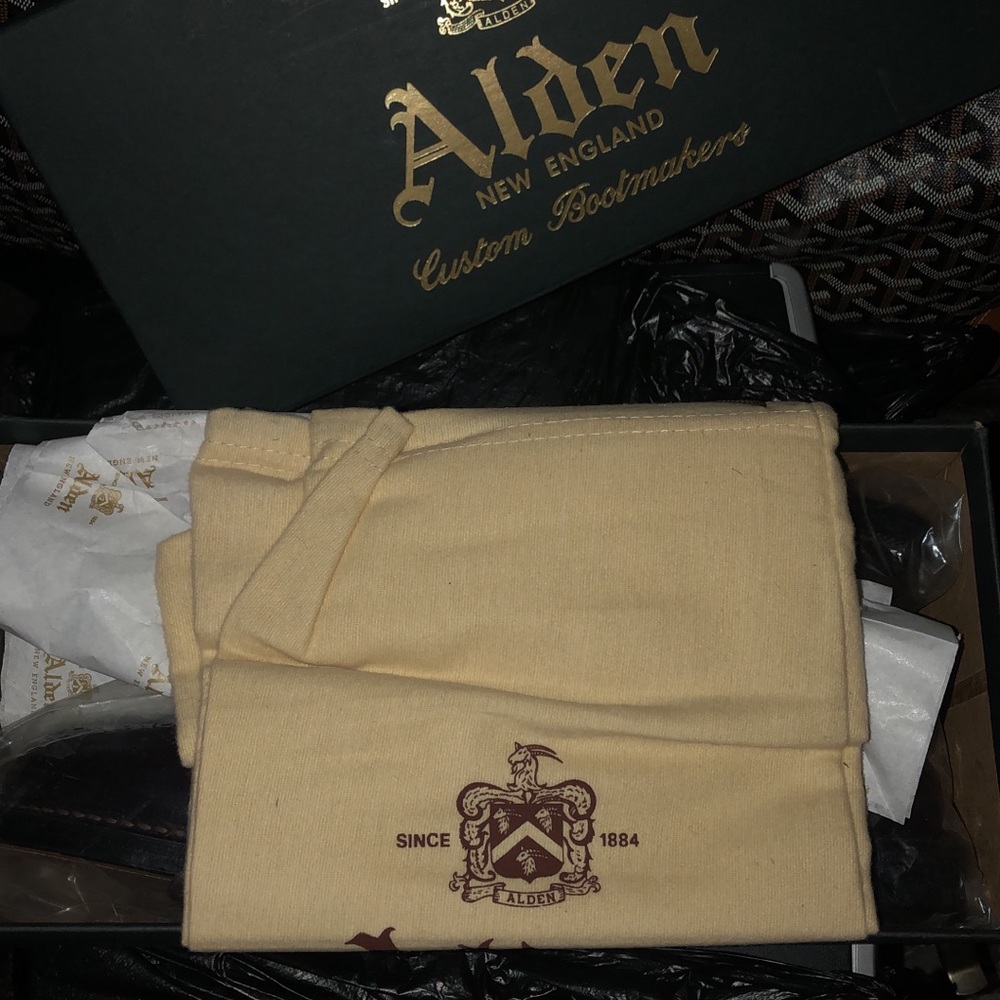 Alden Shell Cordovan Long-wing Bluchers